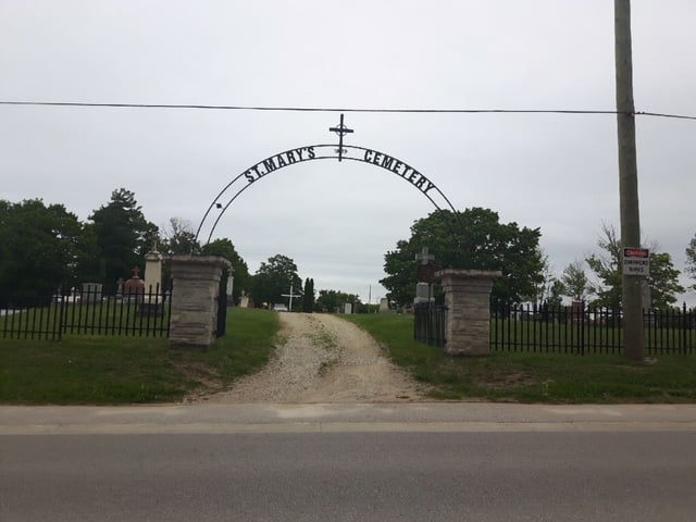 Cemetery entrance